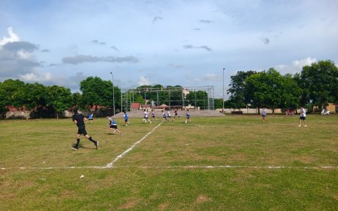 Xã Hà Long khai mạc giải bóng đá thanh thiếu niên năm 2024